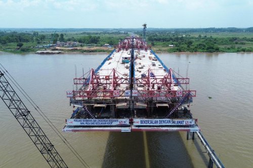 Mengenal Box Balance Cantilever, Metode Tol Palembang-Betung Seberangi Sungai Musi 380 Meter
