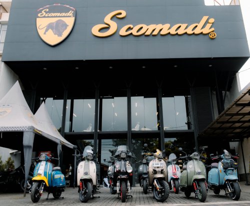 Rayakan Setahun Scomadi Bandung Experience Center, Ratusan Bike Gelar Acara Ride Care Share