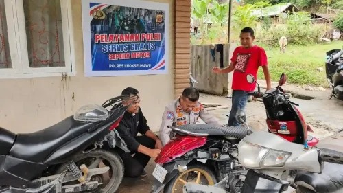 Polri Buka Jasa Servis dan Cuci Motor Gratis, Konsumen Wajib Korban Banjir Sumatera