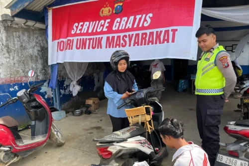 Polri Buka Jasa Servis dan Cuci Motor Gratis, Konsumen Wajib Korban Banjir Sumatera