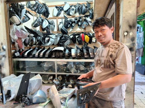 Bikin Maling Pusing, Segini Biaya Modif Spion Mobil Pakai Kawat Sling