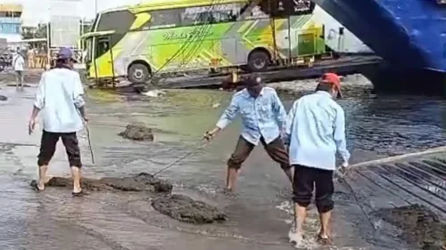Nestapa Pekerja Jerambah Pelabuhan Gilimanuk, Sodorkan Karcis Rp 4.000 Dituding Pungli