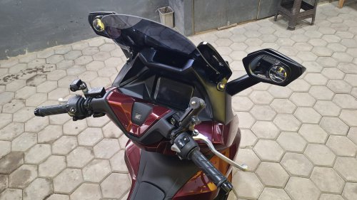 Honda, Cuma Tambah Ini Tampilan Honda PCX 160 RoadSync Jadi Mirip Forza