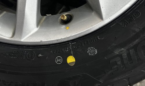 Terungkap, Arti dan Fungsi Bulatan Kuning dan Merah di Ban Mobil