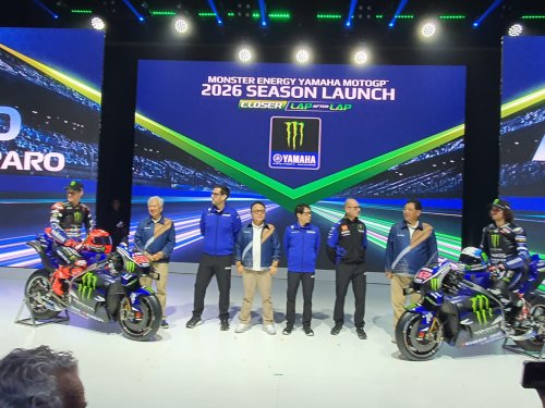 Yamaha, MotoGP, Tim Monster Energy Yamaha Resmi Luncurkan Livery dan YZR-M1 V4 Untuk MotoGP 2026