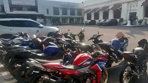 Pemilik Misterius, Motor-motor Sitaan Polrestabes Surabaya Bakal Jadi Hak Milik Siswa SMK