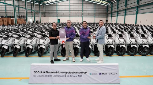 Elektrifikasi Menjangkit Dunia Logistik, 500 Unit Motor Listrik ALVA N3 Siap Disiksa