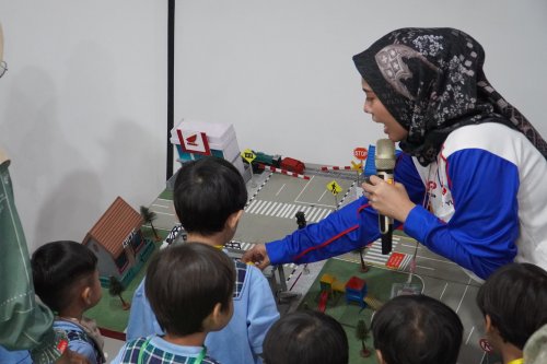 Honda, Instruktur Safety Riding Honda Bikin Inovasi yang Diakui Dunia