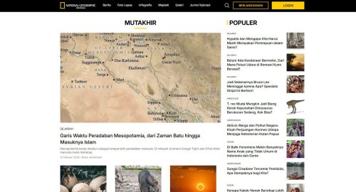 Inilah Wajah Baru National Geographic Indonesia, Resmi Luncurkan nationalgeographic.co.id