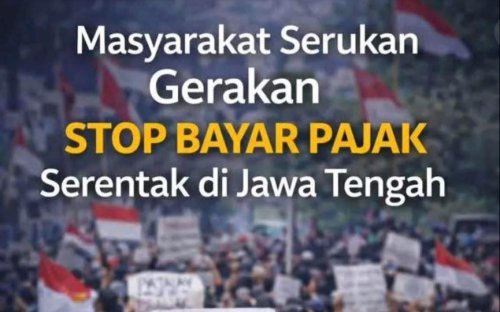 Polisi Ingatkan Pengikut Gerakan Stop Bayar Pajak di Jateng, Sebut Bisa Berujung Sanksi Hukum