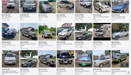 Isuzu, Update Harga Isuzu Panther di Marketplace Bikin Kaget, Tercium Aroma Sangit