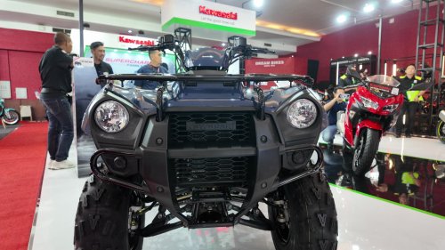 Kawasaki, Kecil-kecil Bukan Mainan, Kawasaki Brute Force 300 Cocok Untuk Sultan