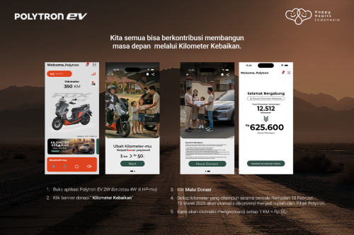 Polytron | Polytron Ajak 42 Ribu Pengguna Motor Listrik Berbagi Lewat Perjalanan Harian
