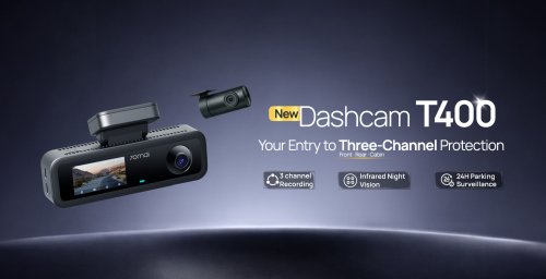 Dashcam 3 Channel Murah Siap Diajak Mudik Lebaran, 70mai T400 Cuma Dijual Segini