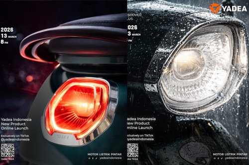 Yadea Indonesia Bocorkan Motor Listrik Terbarunya, Siap Meluncur