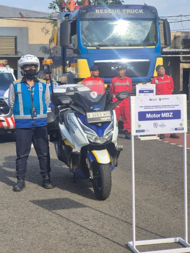 Jelang Libur Lebaran, Honda Forza 250 Dikerahkan Patroli di Tol Layang MBZ