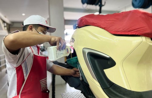 DAM Umbar Program Paket Siap, Servis CVT dan Ganti Oli Motor Matik Cuma Rp100 Ribu