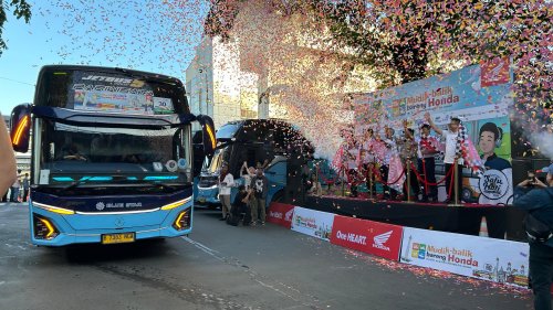Honda, Mudik Balik Bareng Honda 2026 Resmi Diberangkatkan, 60 Bus Angkut Ribuan Pemudik