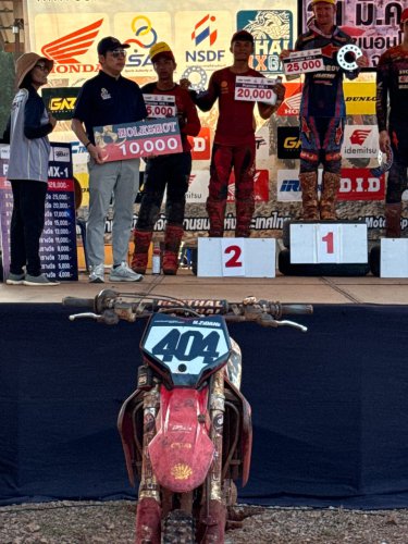 Pecahkan Dominasi Tuan Rumah, M. Zidane Sabet Podium Kedua di FMSCT Thailand Motocross 2026