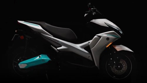 Yamaha, Aerox Nggak Butuh Bensin Lagi, Yamaha Sudah Pamer Versi EV Meluncur Sebentar Lagi
