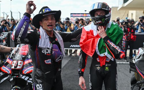 Hasil MotoGP Amerika, Aprila Kian Jumawa Lewat Duo Bezzecchi dan Jorge Martin, Marc Marquez Malang