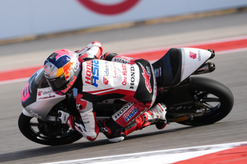 Hasil Race Moto3 Amerika, Honda Menang Veda Terpelanting Keras