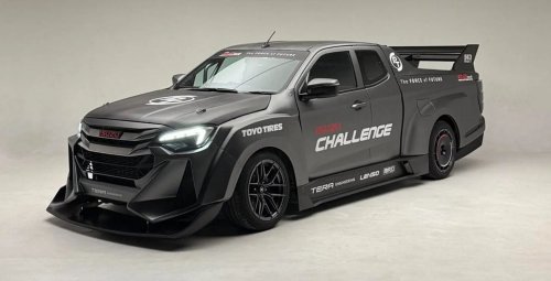 Isuzu, Isuzu D-Max, Tampil Sangar dan Bertenaga Buas, Begini Penampakan Isuzu D-Max Versi Balap