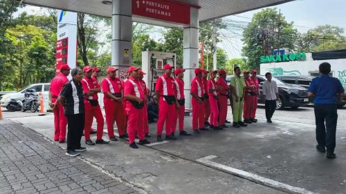 Usai Insiden Motor TerbakarTak Boleh Pakai APAR, Layanan SPBU di Semarang Ini Tutup 2 Hari