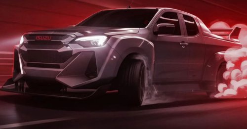 Tampil Sangar dan Bertenaga Buas, Begini Penampakan Isuzu D-Max Versi Balap