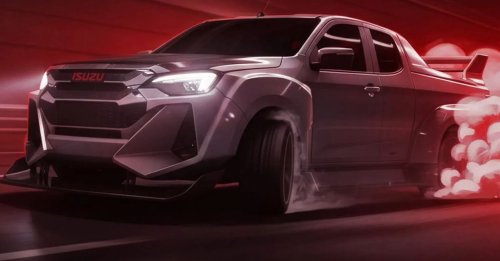 Isuzu, Isuzu D-Max, Tampil Sangar dan Bertenaga Buas, Begini Penampakan Isuzu D-Max Versi Balap