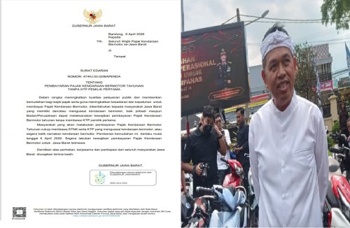 Kebijakan Bayar Pajak Kendaraan Tanpa KTP Jabar Sukses, Dedi Mulyadi Klaim Pendapatan Melesat Tajam