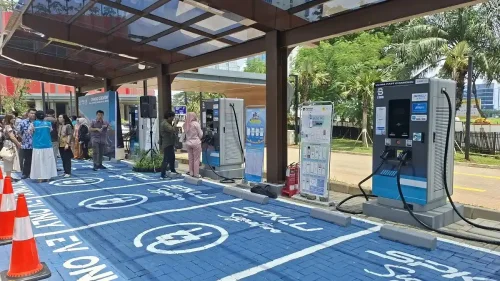 SPKLU Mobil Listrik Terbesar di Indonesia Ada di Kota Ini, Bisa Ngecharge 20 Kendaraan Bersamaan