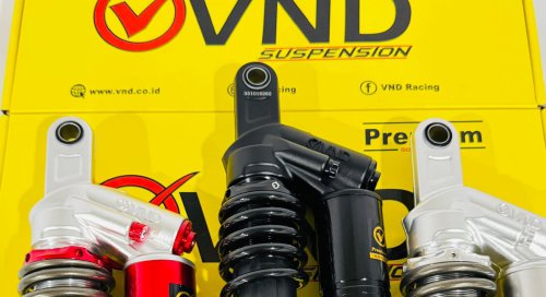 VND Racing Rilis Sokbreaker AK 111, Solusi Anti Coak Body untuk Mio dan Vario 125