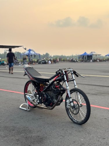 Demi Langsing, Ini Alasan Motor Drag Diet Ketat Dari Rangka Sampai Ban