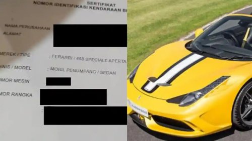 Tak Pernah Beli Tiba-tiba Punya Ferrari 458 Speciale, Guru Honorer Lapor Polisi