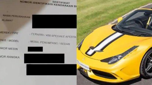 Tak Pernah Beli Tiba-tiba Punya Ferrari 458 Speciale, Guru Honorer Lapor Polisi