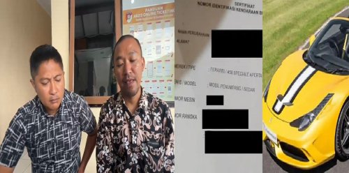 Identitas Dicatut Miliki Ferrari 458 Speciale, Guru Honorer Serahkan Uang Tutup Mulut Rp 26 Juta ke Polisi