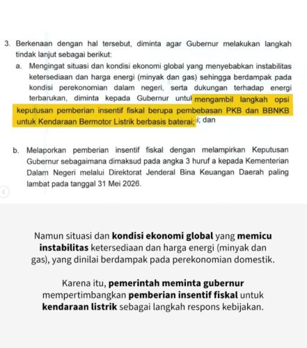 Berubah Sekejap, Tito Karnavian Resmi Batalkan Pungutan Pajak Mobil Listrik