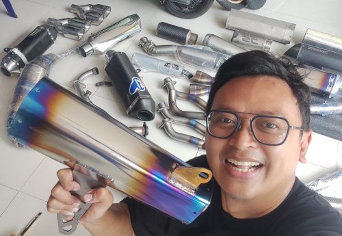 Witjak Modizigner Terima Restorasi Knalpot, Sulap Knalpot Rusak Jadi Baru