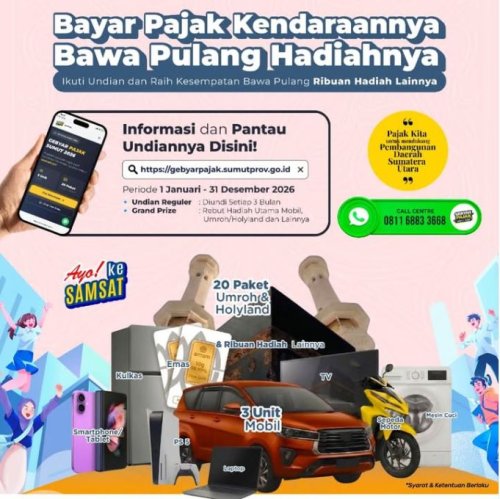 Info Buat Warga di Provinsi Ini, Bayar Pajak Kendaraan Berhadiah Kijang Innova Reborn Sampai Umrah