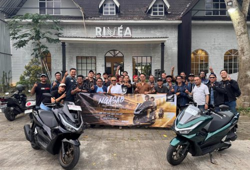 Seru! Komunitas PCX160 Healing Bareng Astra Motor Yogyakarta Lewat Agenda NGASAB