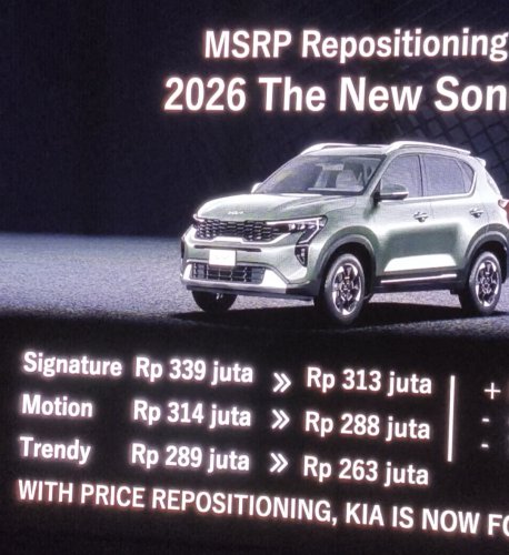 Buntut Repositioning Harga, KIA Sonet dan Carens Kini Lebih Murah