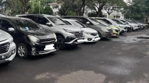 Ratusan Motor dan Mobil ASN Terjaring Razia di Puspemkot Serang, 51 Unit Terbukti Bermasalah