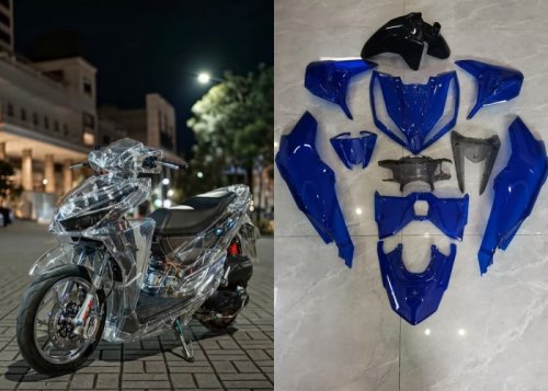 Toko Ini Jual Cover Body Transparan Buat Honda Vario, Begini Penampakannya