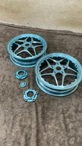 Ramai Pelek Aluminium Dipasang di Motor Matic, Apa Kelebihannya?