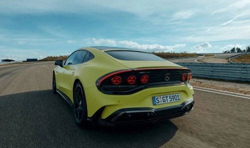 Mercedes-AMG GT, Mercedes-AMG GT 4-Door, Mercedes-AMG GT 4-Door Coupe EV Meluncur, Usung Powertrain Buas Bertenaga 1.153 DK
