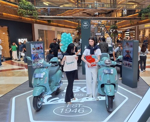 Khusus Pameran, Beli Vespa Edisi 80th Anniversary Dapat Banyak Bonus