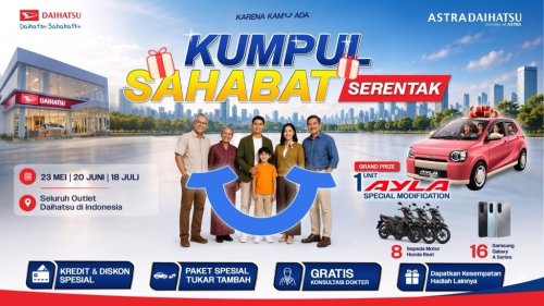 Daihatsu Kumpul Sahabat Serentak Sukses Digelar, Bertabur Aktivitas dan Hadiah Menarik