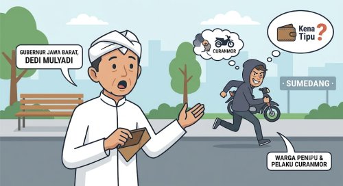 Dedi Mulyadi Nyaris Kena Tipu, Warga Yang Hendak Dibantu Bayar Pajak Motor Ternyata Pelaku Curanmor