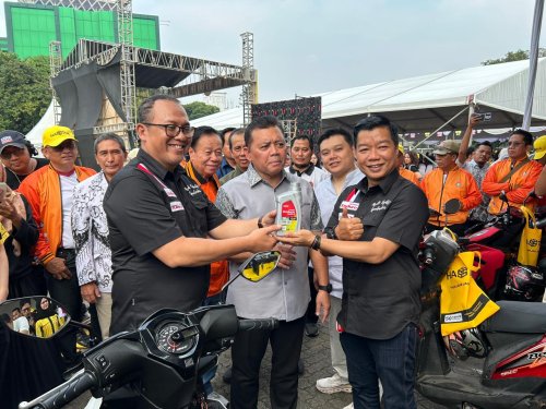 Libatkan 180 Siswa SMK, Pertamina Lubricants Ganti Oli Gratis 2.500 Motor Guru
